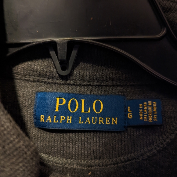 Polo Ralph Lauren Men's Full-Zip Sweater Vest - Dark Grey - Picture 1 of 3
